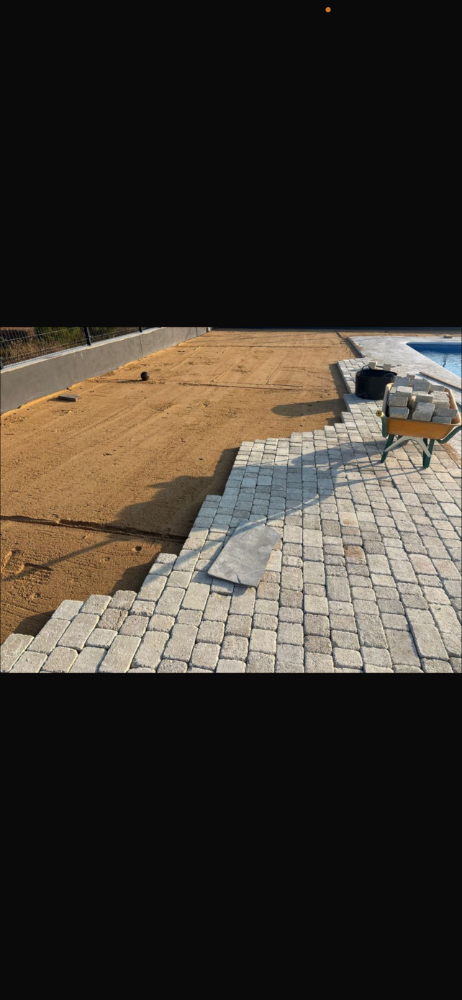 Block paving
